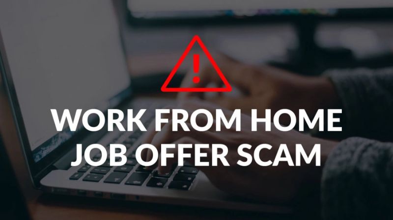 work from home job offer scam